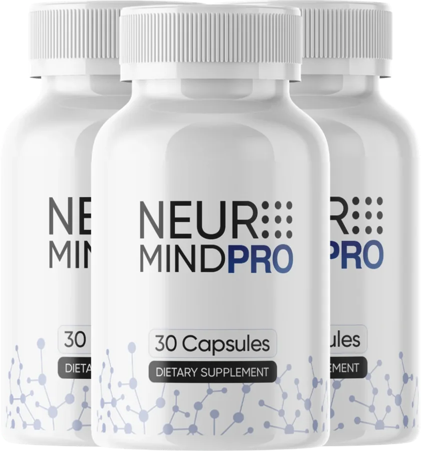 Three bottles of Neuromind capsules